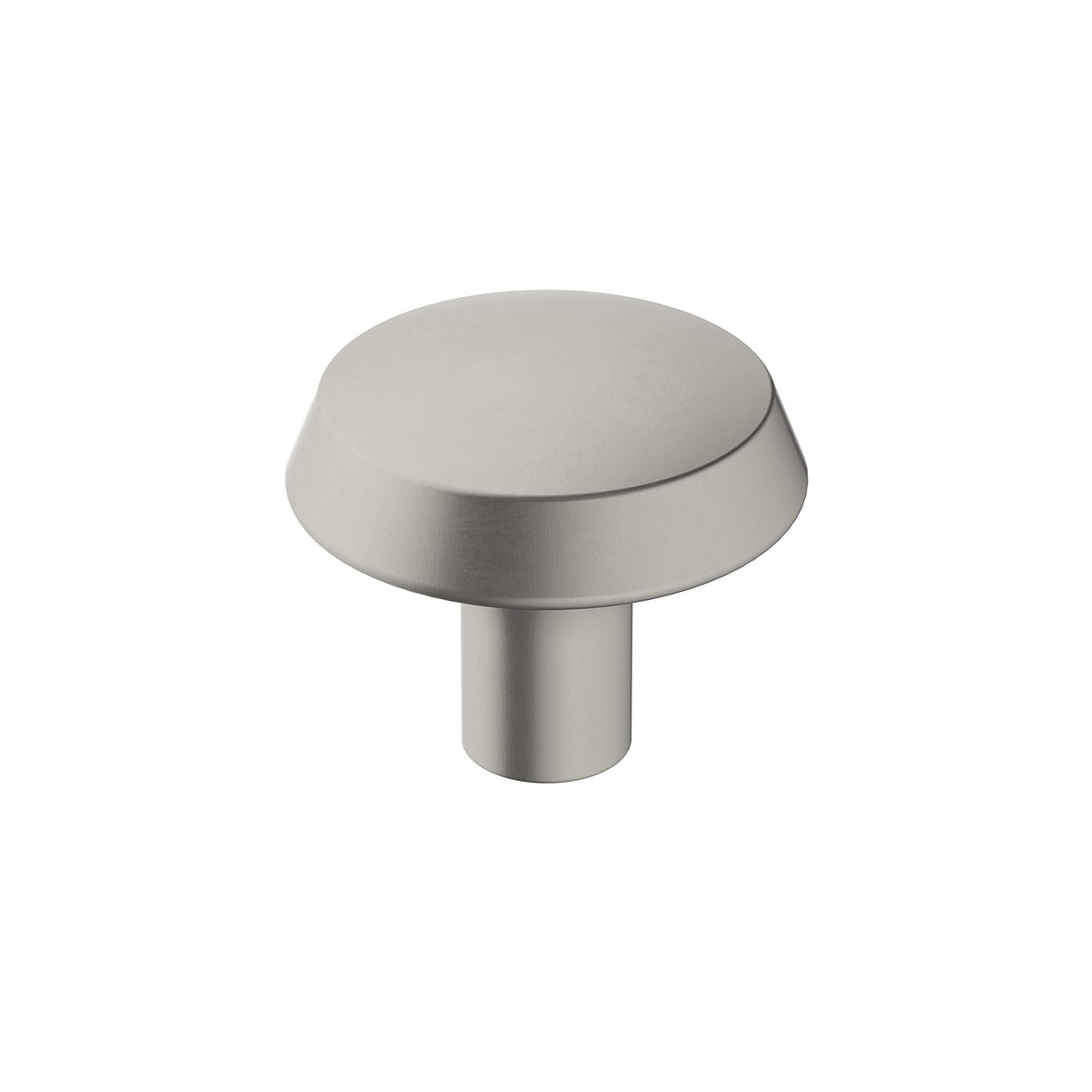 Amerock Cabinet Knob Satin Nickel 1-1/4 inch (32mm) Diameter Premise 1Pack Drawer Knob Cabinet Hardware
