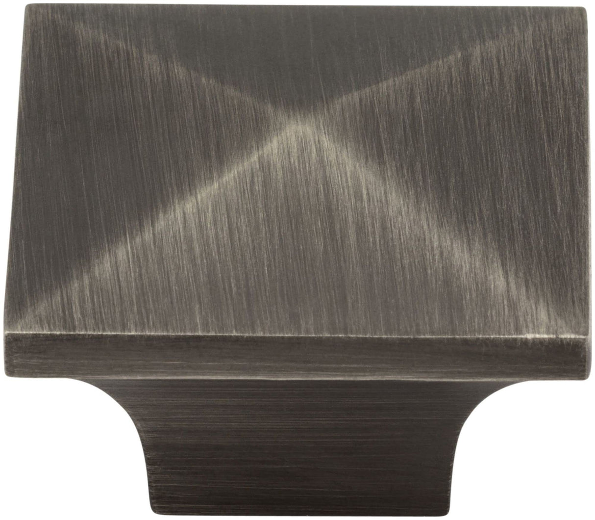 Jeffrey Alexander 595BNBDL 1-1/4" Overall Length Brushed Pewter Pyramid Cairo Cabinet Knob