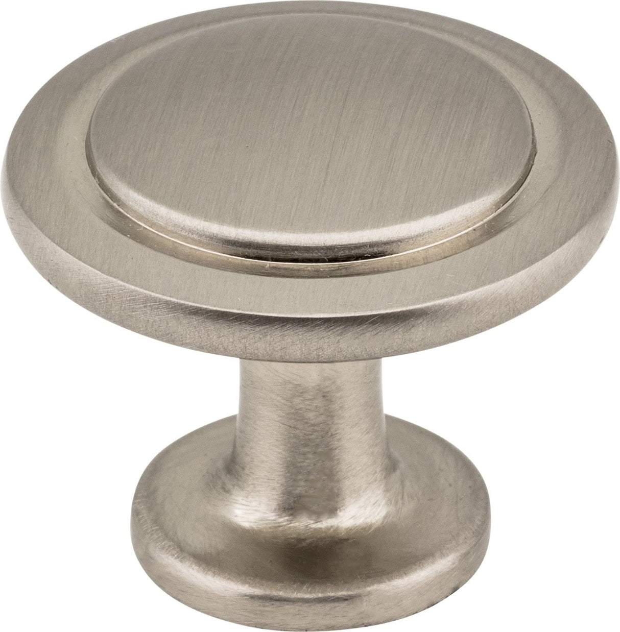 Elements 3960-SN 1-1/4" Diameter Satin Nickel Round Button Gatsby Cabinet Knob