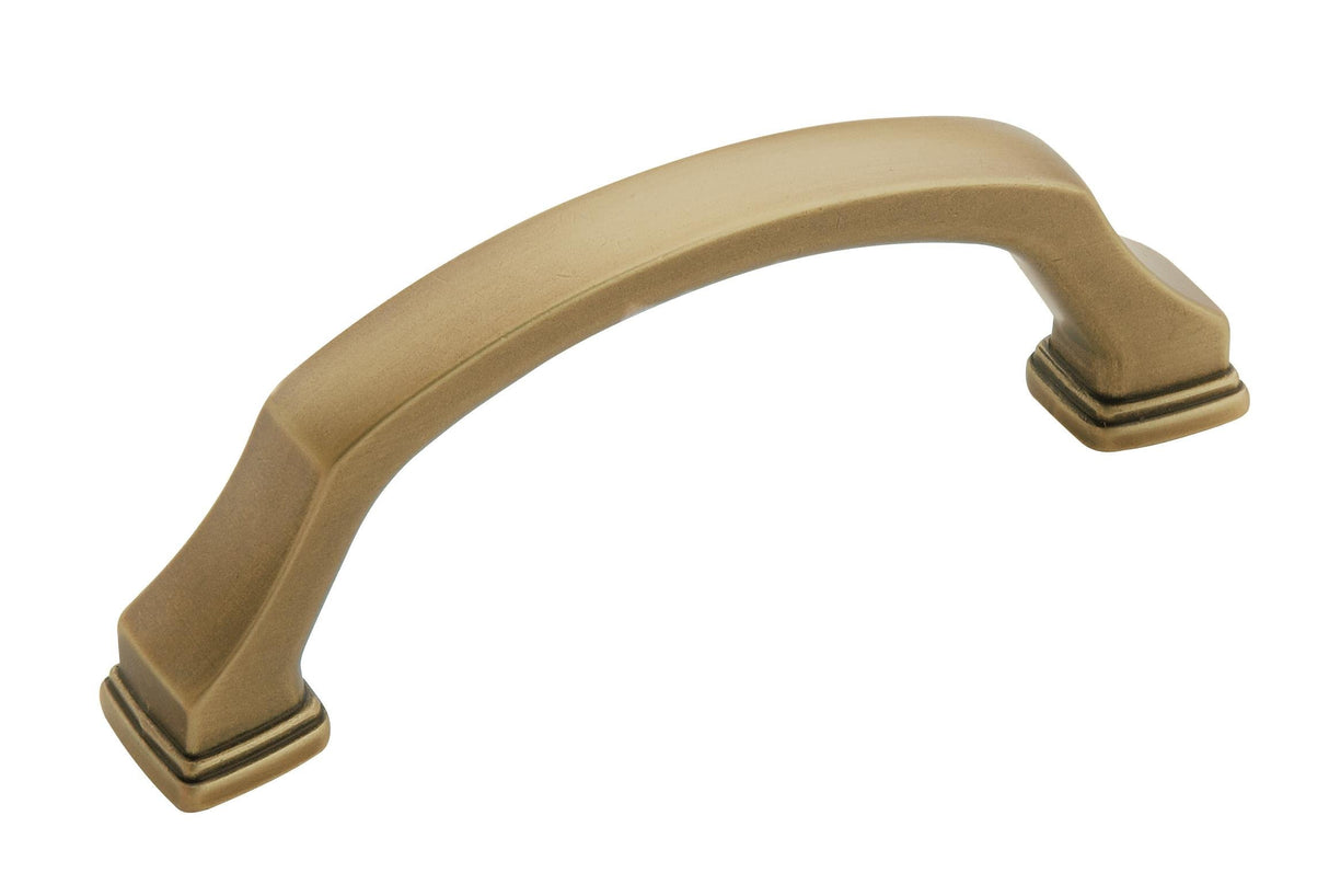 Amerock Cabinet Pull Gilded Bronze 3 inch (76 mm) Center to Center Revitalize 1 Pack Drawer Pull Drawer Handle Cabinet Hardware