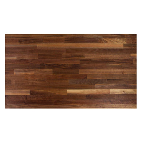 John Boos WALKCT-BL7242-O Finger Jointed Walnut Wood Rails Kitchen Island Butcher Block Cutting Board Counter Top with Oil Finish, 74" x 42" 1.5" WALNUT BLENDED KCT 72X42X1-1/2 OIL