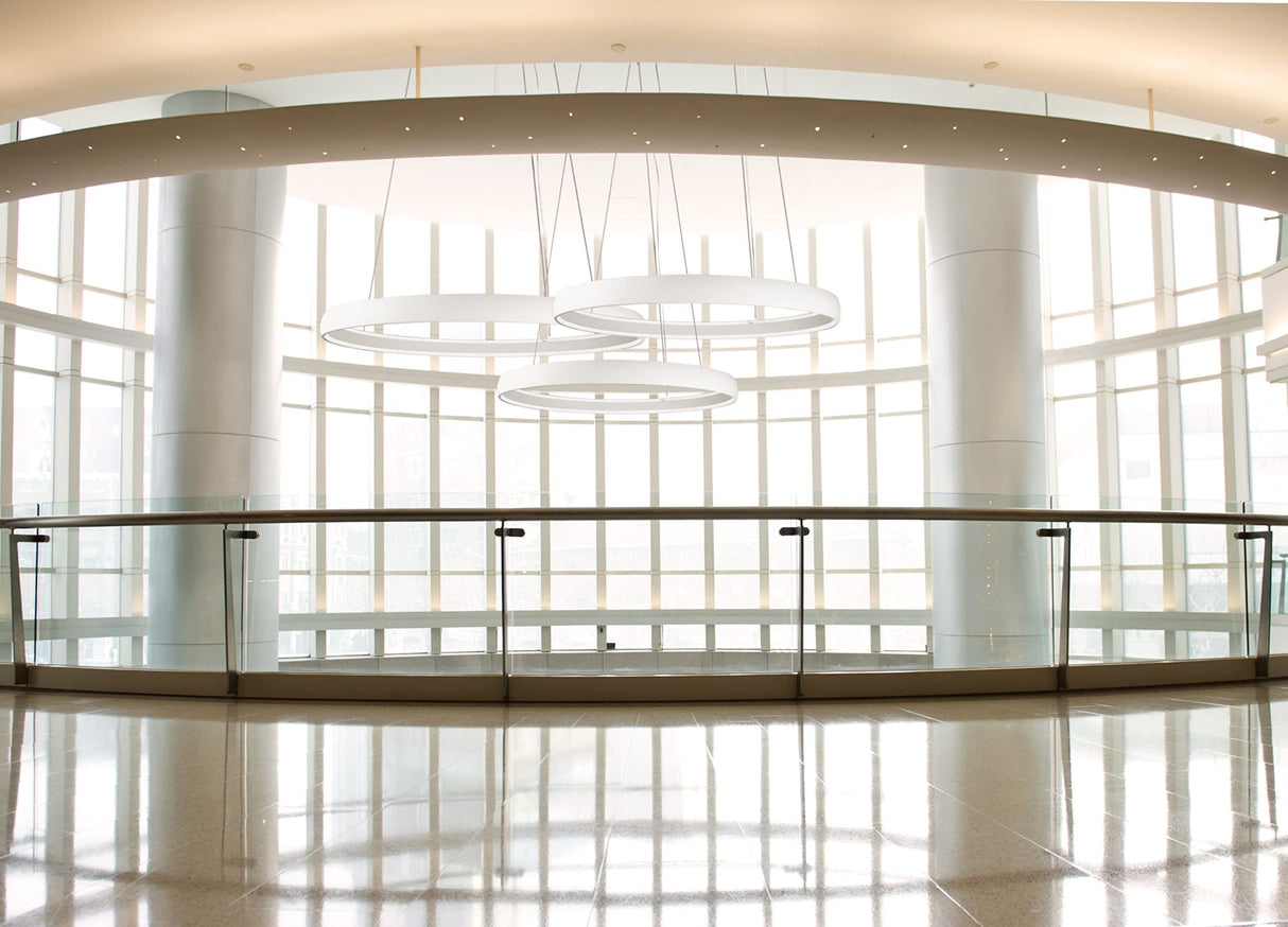 Kuzco PD22735-WH HALO 35" PD White 120V TRIAC/ELV LED 3000K 90CRI 83W