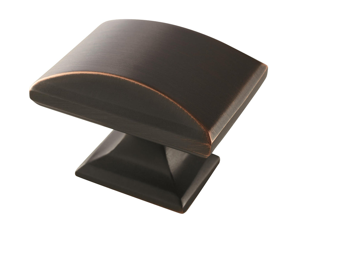 Amerock Cabinet Knob Oil Rubbed Bronze 1-1/2 inch (38 mm) Length Candler 1 Pack Drawer Knob Cabinet Hardware