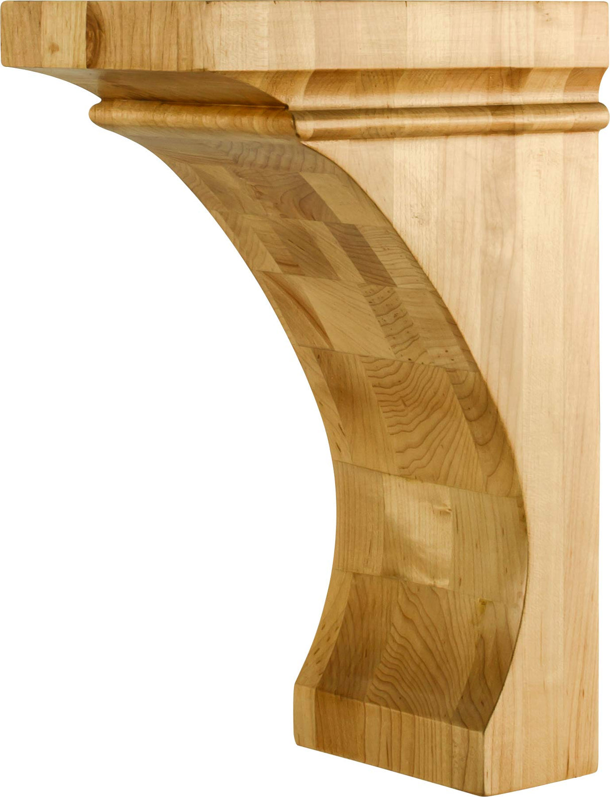 Hardware Resources COR44-3-HMP 5" W x 8" D x 12" H Hard Maple Cove Corbel