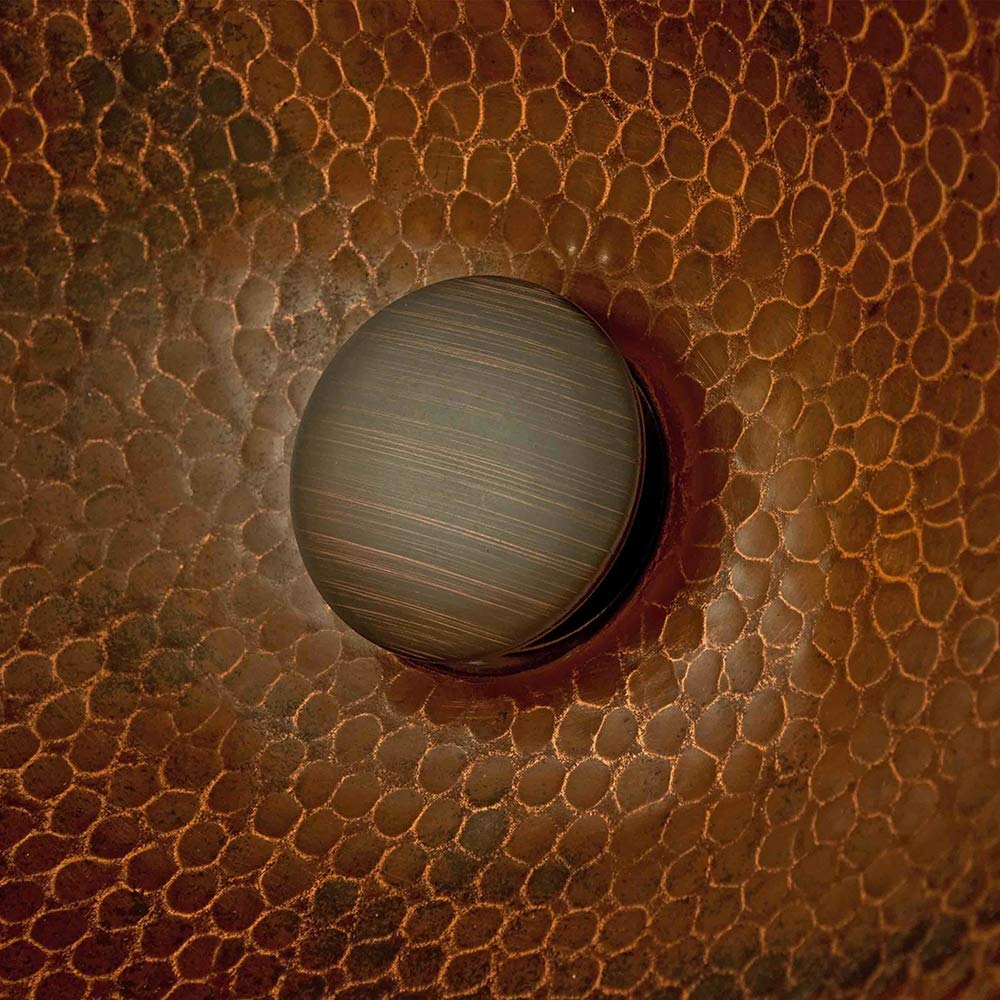 Premier Copper Products D-208ORB 1.5-Inch Non-Overflow Pop-Up Bathroom Sink Drain, Oil Rubbed Bronze