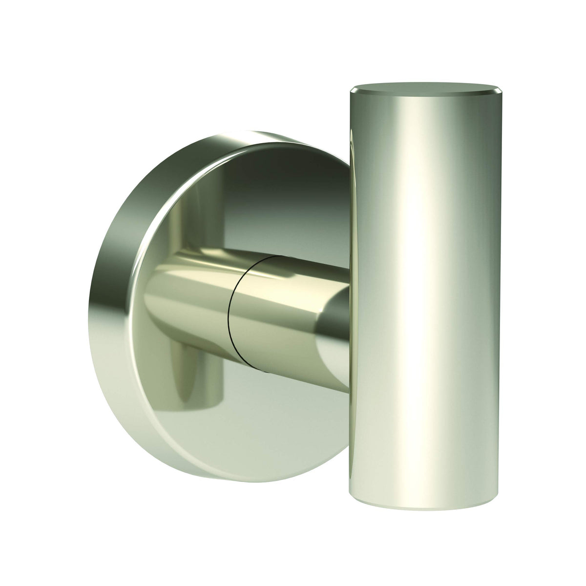 Amerock BH26542PSS Polished Stainless Steel Single Robe Hook 2-1/4 in. (57 mm) Length Towel Holder Arrondi Towel Hook for Bathroom Bathroom Hardware Bath Accessories