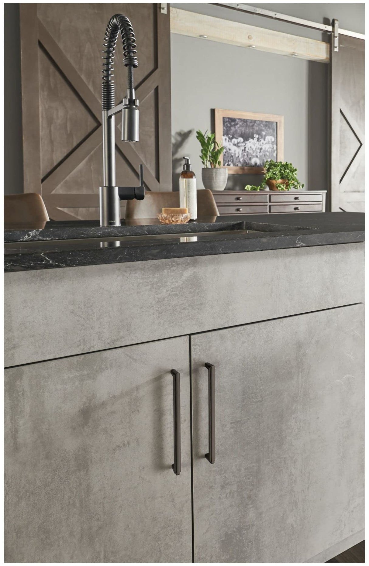 Jeffrey Alexander 259BNBDL 2" Brushed Pewter Lexa Cabinet "T" Knob