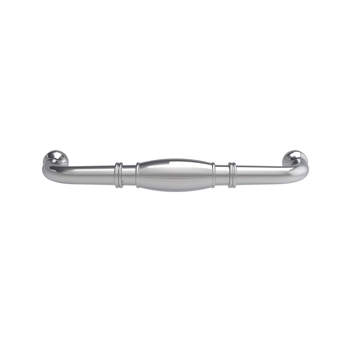 Amerock Cabinet Pull Polished Chrome 6-5/16 inch (160 mm) Center-to-Center Granby 1 Pack Drawer Pull Drawer Handle Cabinet Hardware