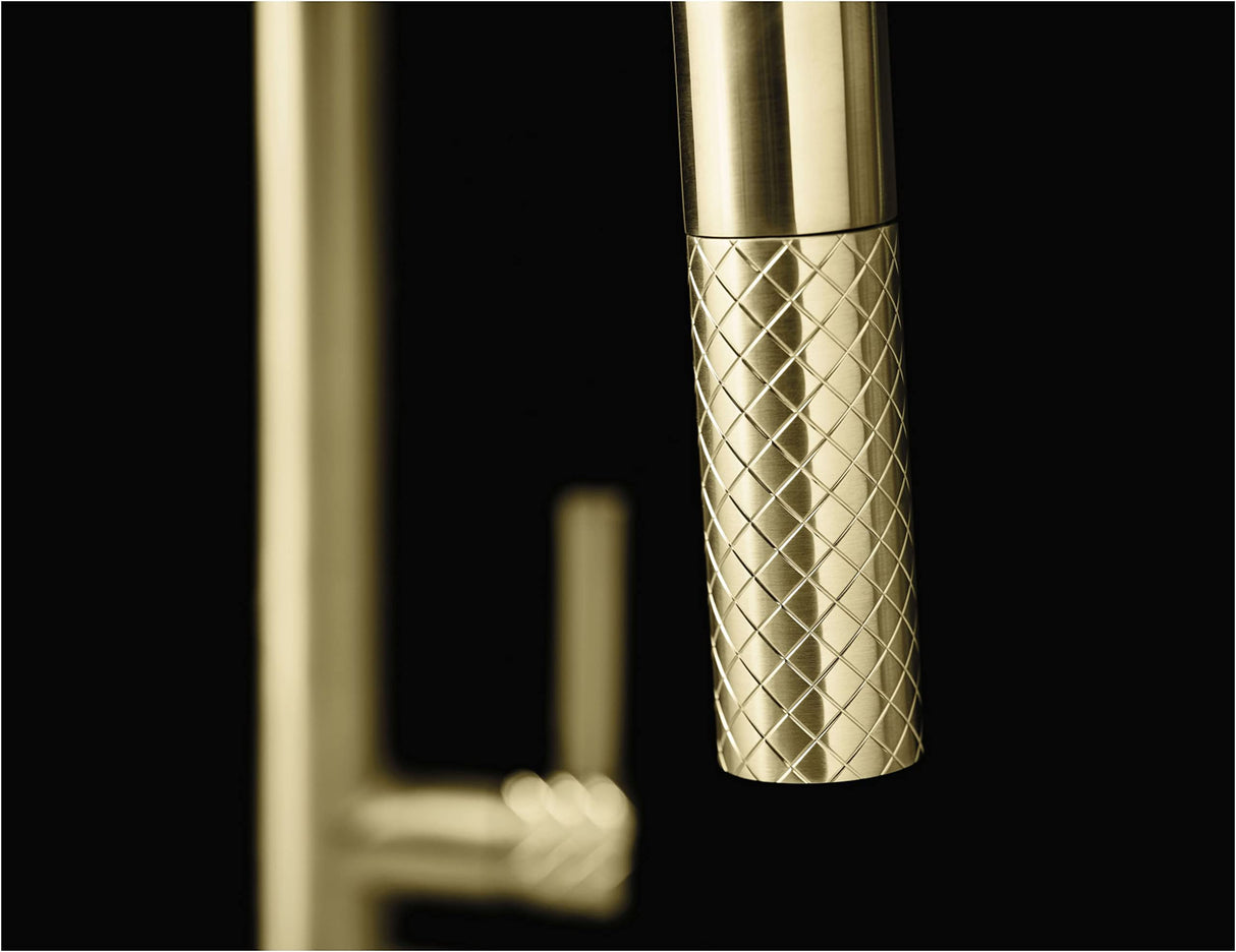 ROHL TE55D1LMSTN Tenerife™ Pull-Down Kitchen Faucet With C-Spout