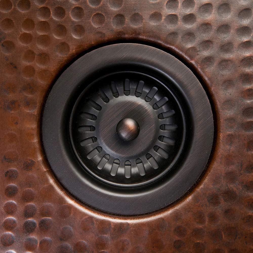 Premier Copper Products D-132ORB 3.5-Inch Universal Kitchen/Bar Basket Strainer Drain, Oil Rubbed Bronze