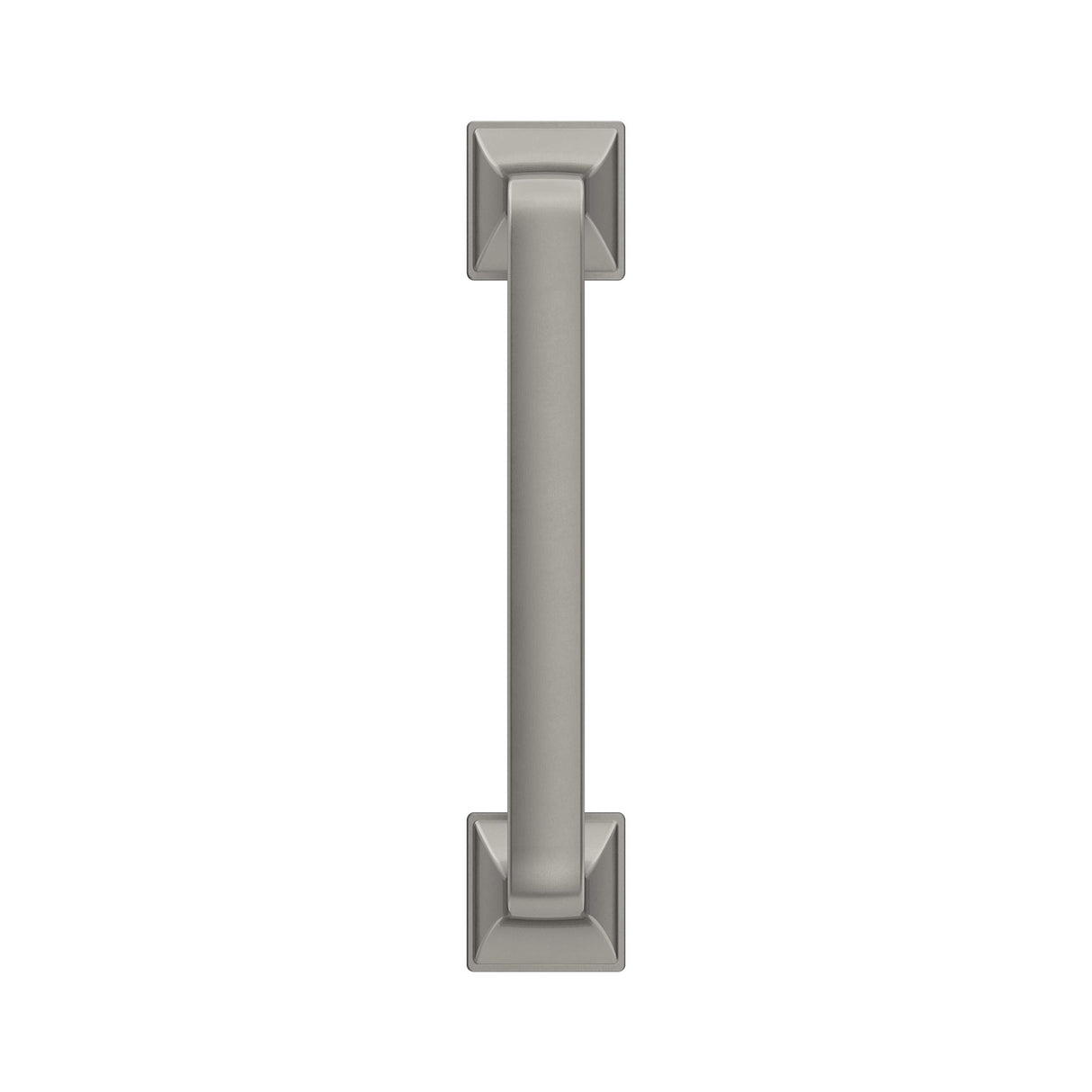 Amerock Cabinet Pull Satin Nickel 3-3/4 inch (96 mm) Center-to-Center Ville 1 Pack Drawer Pull Cabinet Handle Cabinet Hardware