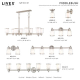 Livex Lighting 5 Lt Antique Brass Chandelier