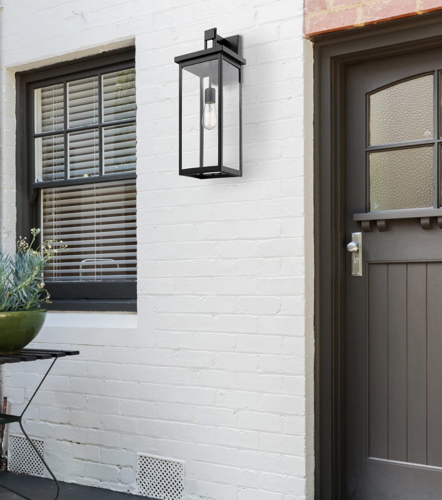 Millennium Lighting 2602-PBK Outdoor Armed Sconce