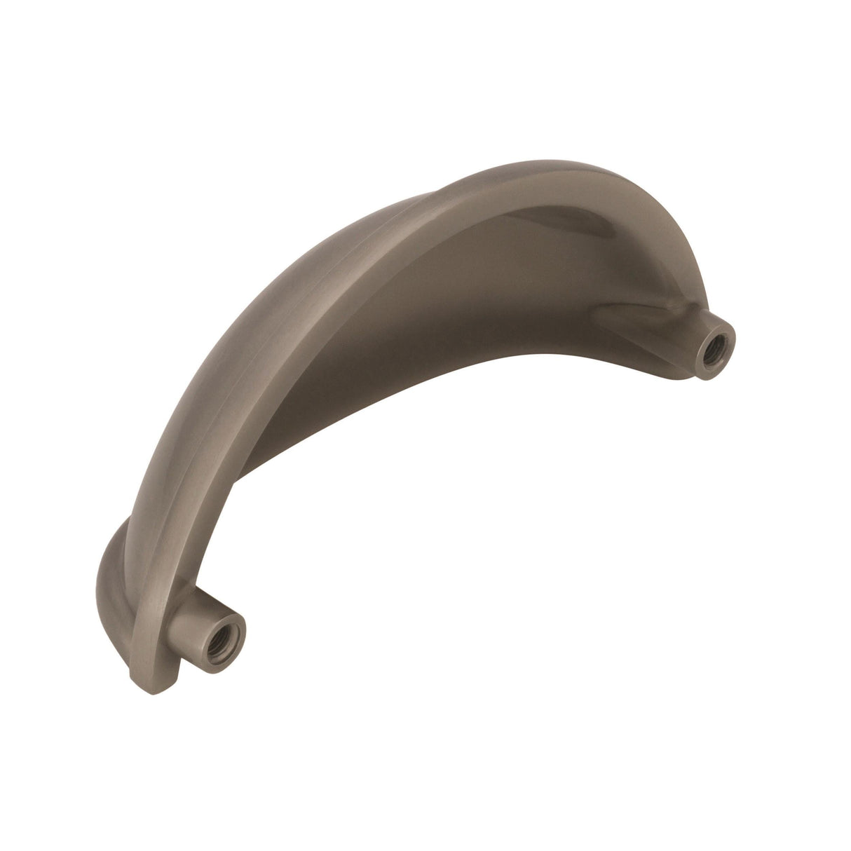 Amerock Cabinet Cup Pull Satin Nickel 3 inch (76 mm) Center to Center Cup Pulls 1 Pack Drawer Pull Drawer Handle Cabinet Hardware