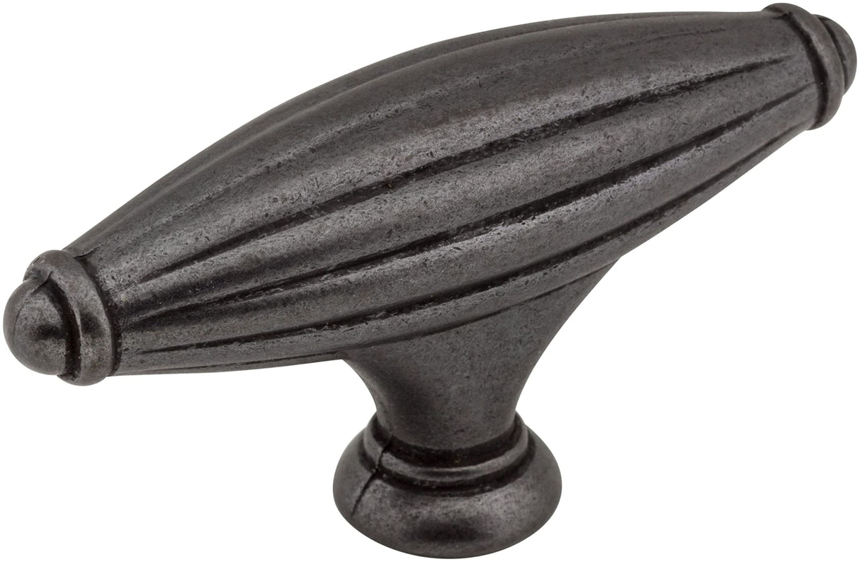 Jeffrey Alexander 618L-DACM 2-15/16" Gun Metal Glenmore Cabinet "T" Knob