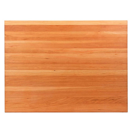 John Boos CHY-R02 Cherry Wood Cutting Board for Kitchen Prep, 1.5 Inch Thick, Large Edge Grain Rectangular Reversible Charcuterie Block, 24" x 18" 1.5" 24X18X1.5 CHY-EDGE GR-REV-