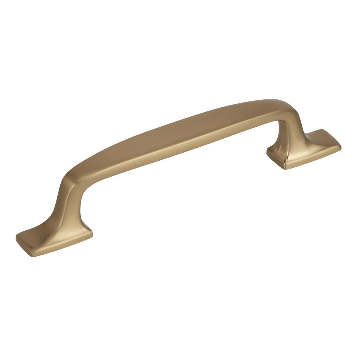 Amerock Cabinet Pull Golden Champagne 3-3/4 inch (96 mm) Center to Center Highland Ridge 1 Pack Drawer Pull Drawer Handle Cabinet Hardware