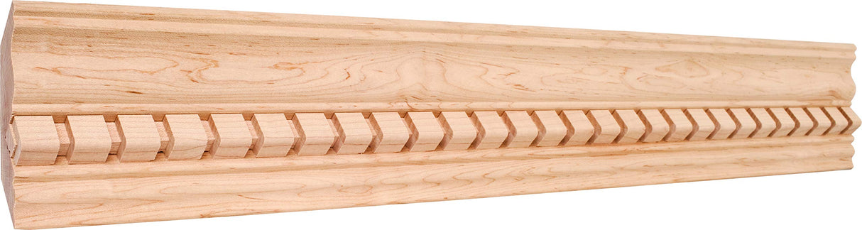 Hardware Resources SC4-EALD 3/4" D x 3-5/8" H Alder Full Overlay Shaker Crown Moulding