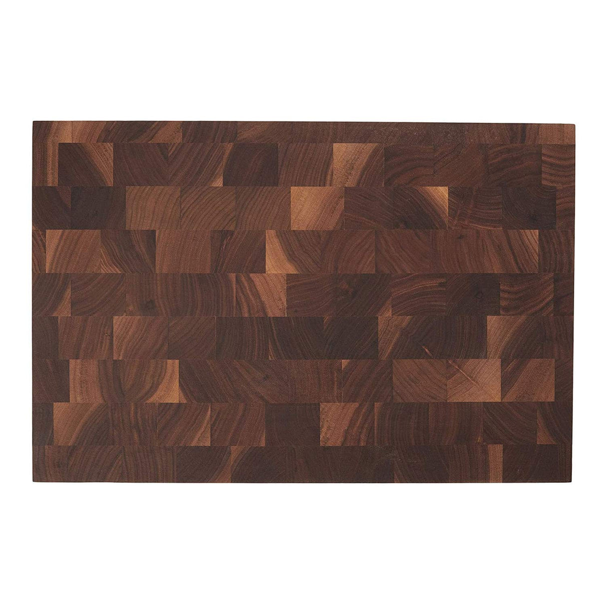 John Boos WAL-CCB1812-175 Walnut Wood Edge Grain Reversible Cutting Board, 18 x 12 1.75 Inches 18X12X1.75 WAL-END GR-GRIPS