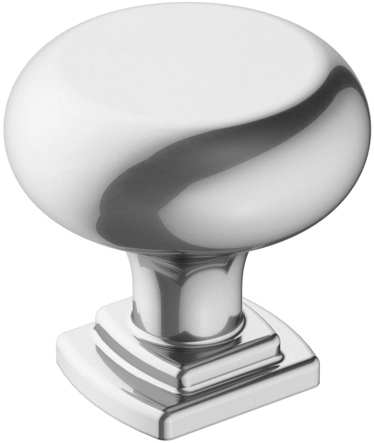 Amerock Cabinet Knob Polished Chrome 1-1/4 inch (32 mm) Diameter Surpass 1 Pack Drawer Knob Cabinet Hardware