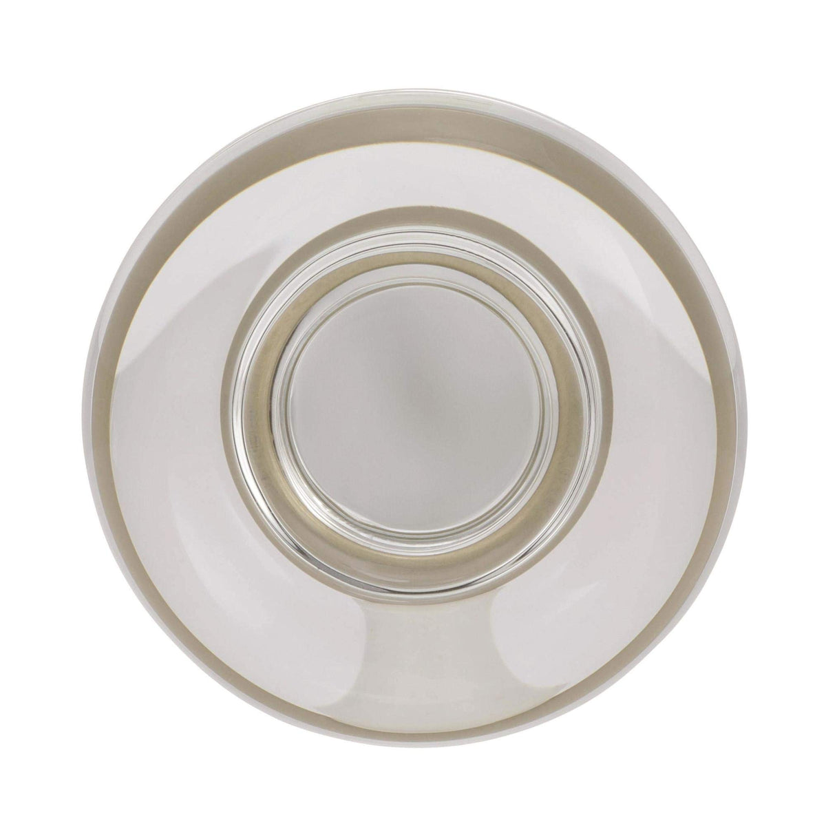 Amerock Cabinet Knob Clear/Golden Champagne 1-3/4 inch (44 mm) Diameter Glacio 1 Pack Drawer Knob Cabinet Hardware