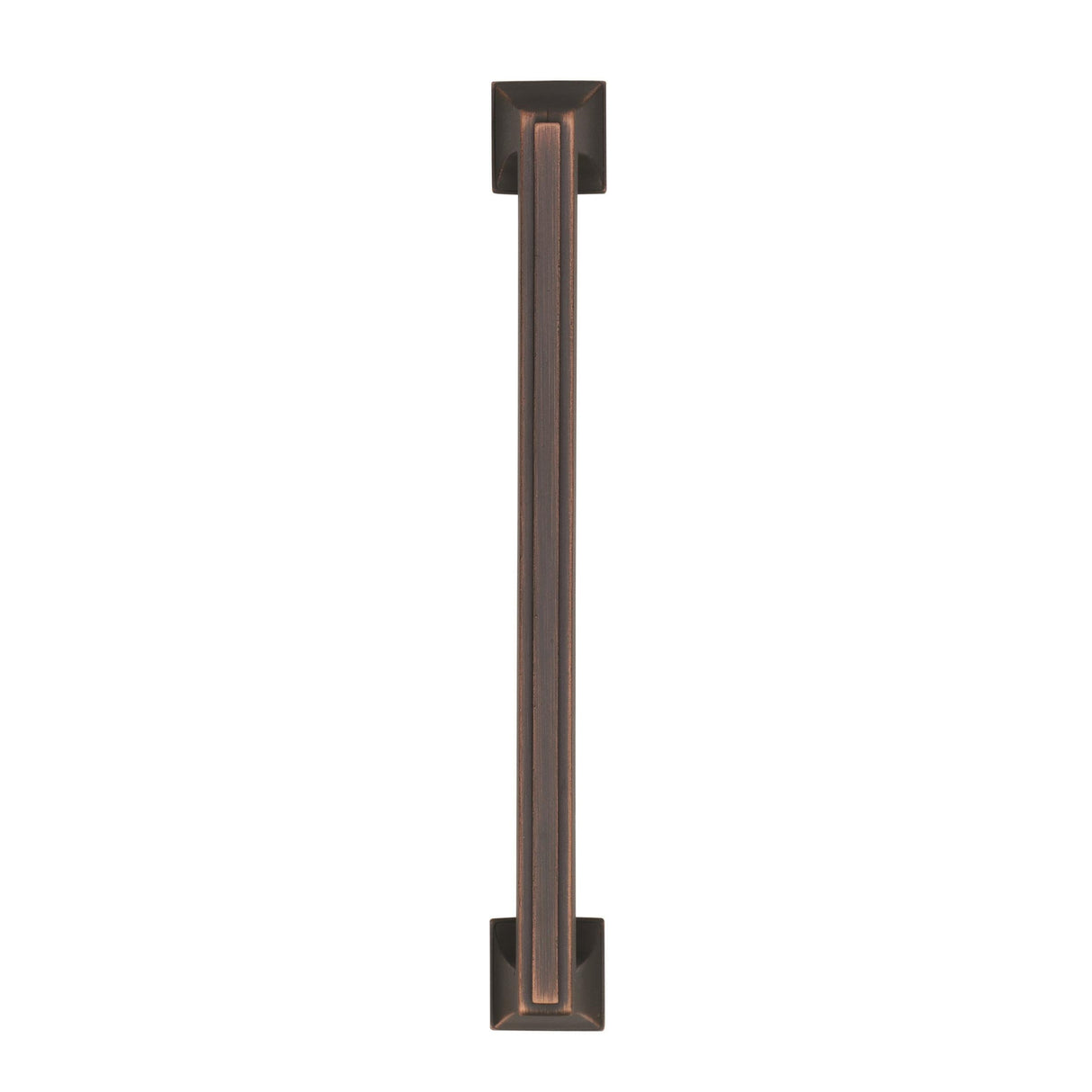 Amerock Cabinet Pull Oil Rubbed Bronze 6-5/16 inch (160 mm) Center to Center Mulholland 1 Pack Drawer Pull Drawer Handle Cabinet Hardware