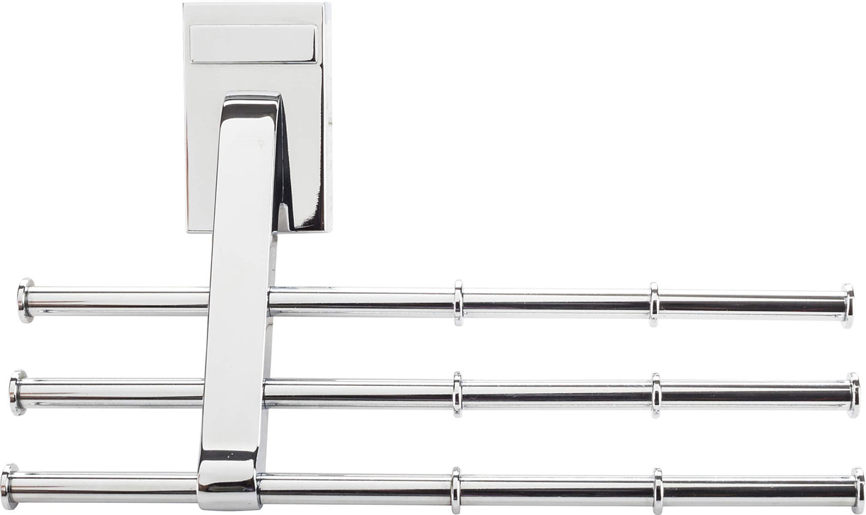 Hardware Resources 356T-PC Polished Chrome Tri-Level Hook Tie Organizer