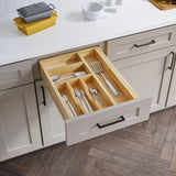 Hardware Resources DO15A-B18 15" Adjustable Drop-In Cutlery Drawer Insert