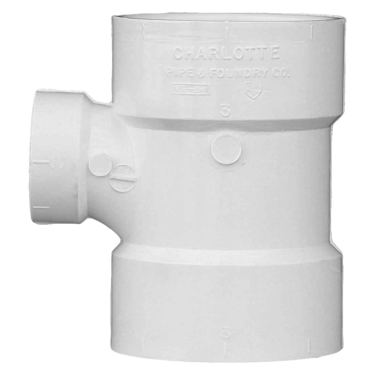 CHARLOTTE PIPE 2 x 1 1/2 x 1 1/2 DWVSANITARYTEE REDUC DWV (DRAIN, WASTE AND VENT) (1 Unit Piece)