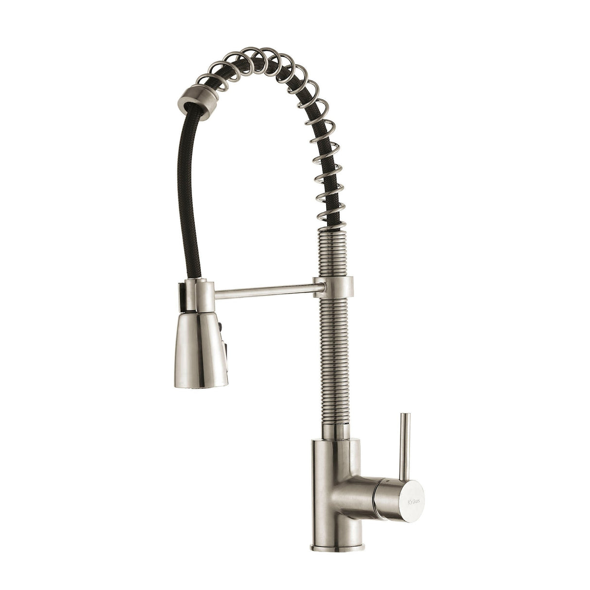 Kraus KPF-1612SS Single Lever Pull Down Kitchen Faucet in Stainless Steel