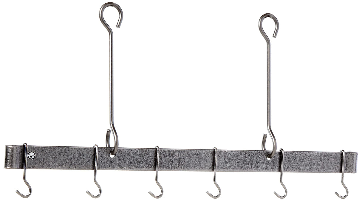 Enclume PR1836 HS 36" Offset Hook Ceiling Bar w/ 6 Hooks HS