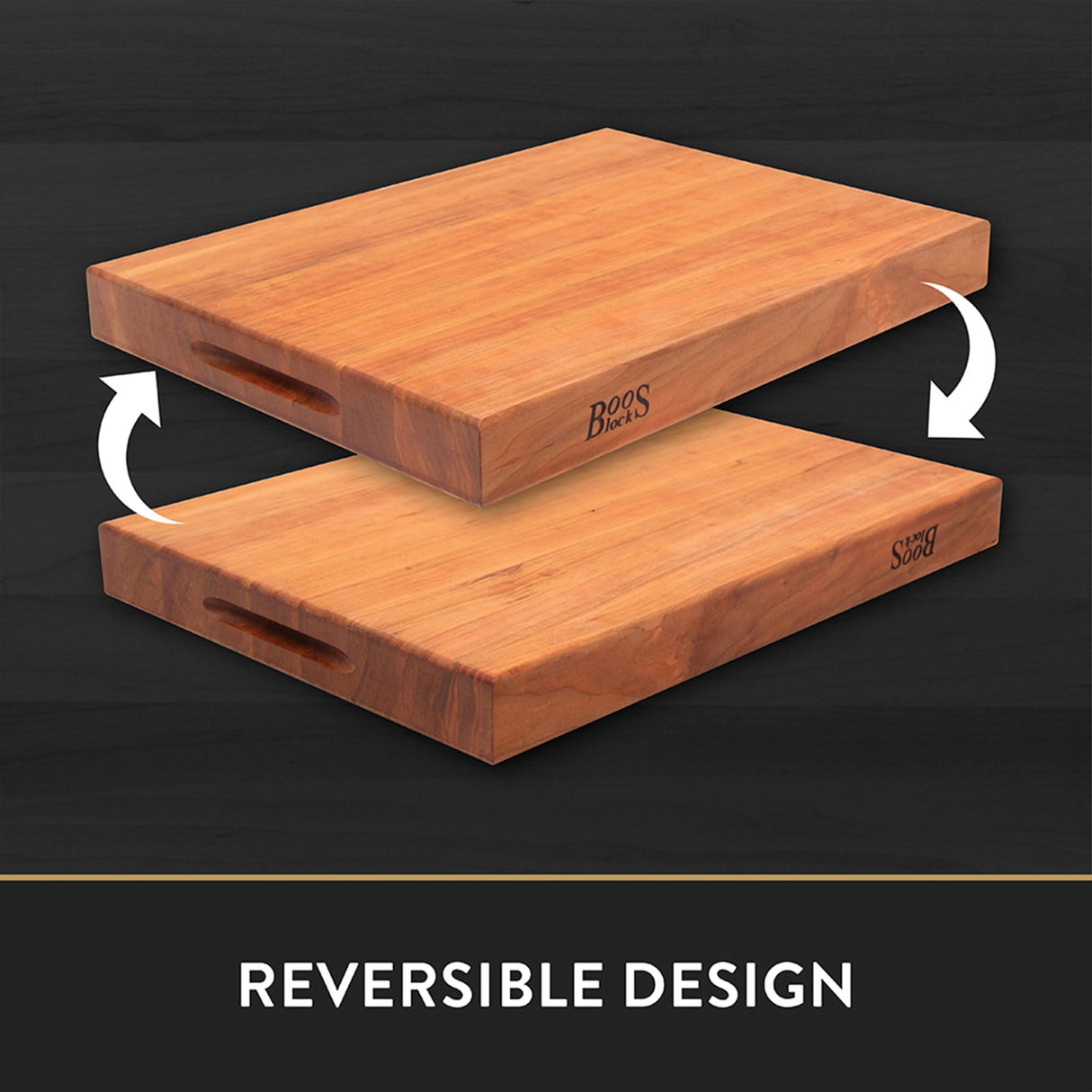 John Boos CHY-RA02 Cherry Wood Cutting Board for Kitchen Prep 20 Inches x 15 Inches, 2.25 Thick Reversible End Grain Rectangular Charcuterie Block 20X15X2.25 CHY-EDGE GR-REV-RA BRD-