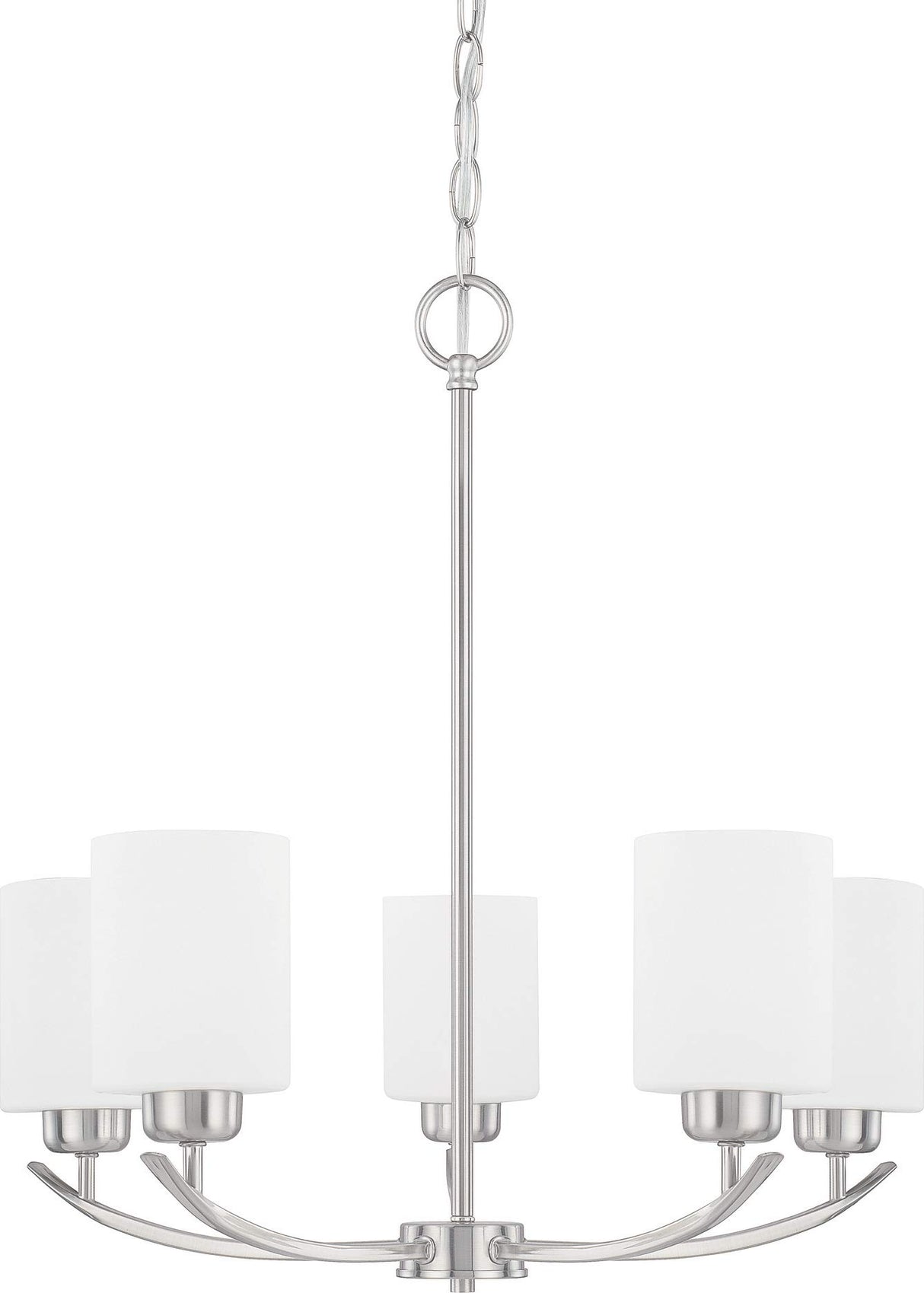Capital Lighting 415251BN-338 Dixon 5 Light Chandelier Brushed Nickel