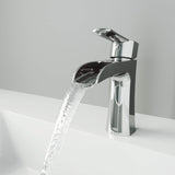VIGO Paloma 6.75 inch H Single Hole Single Handle Single Hole Bathroom Faucet in Chrome - Bathroom Sink Faucet VG01041CH