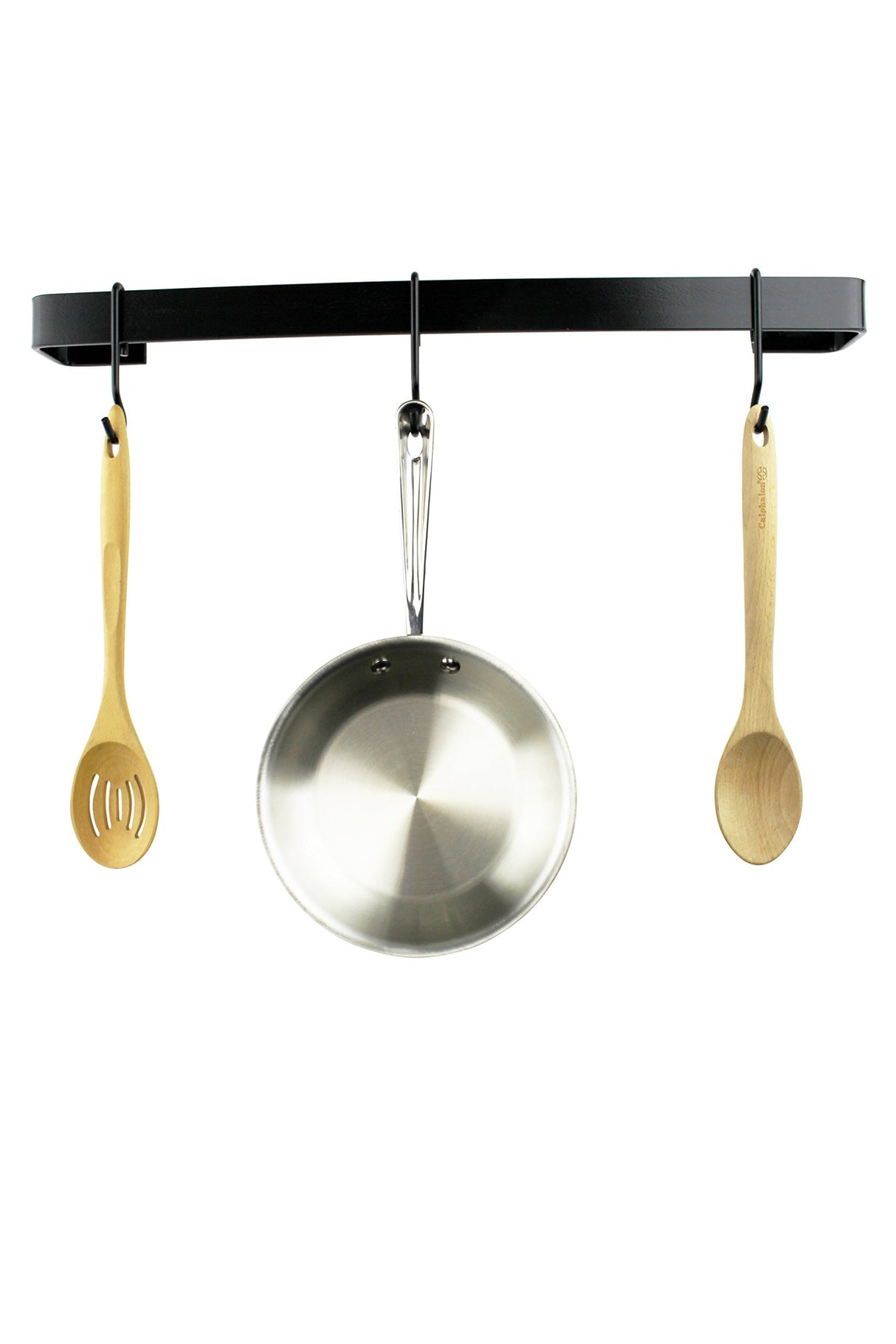 Enclume WR3 BK 36" Classic Wall Rack Utensil Bar w/ 6 Hooks BK