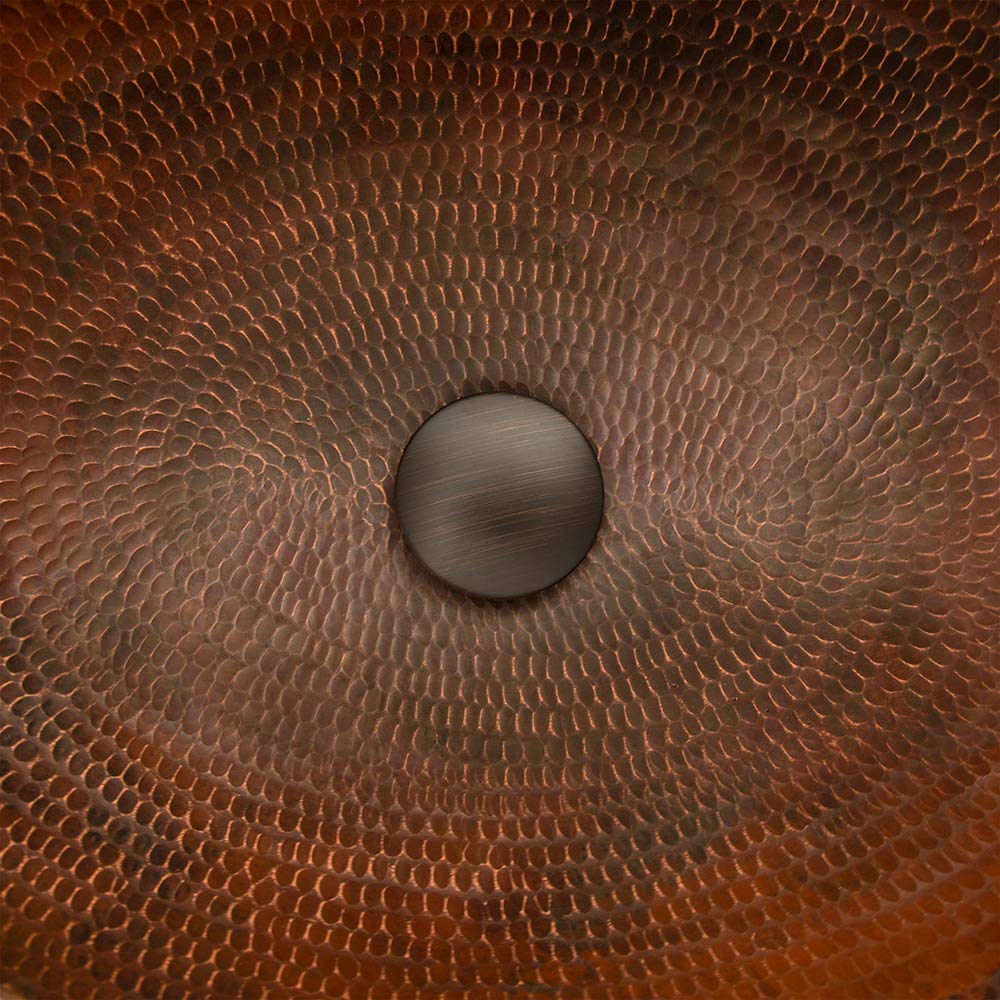 Premier Copper Products D-208ORB 1.5-Inch Non-Overflow Pop-Up Bathroom Sink Drain, Oil Rubbed Bronze