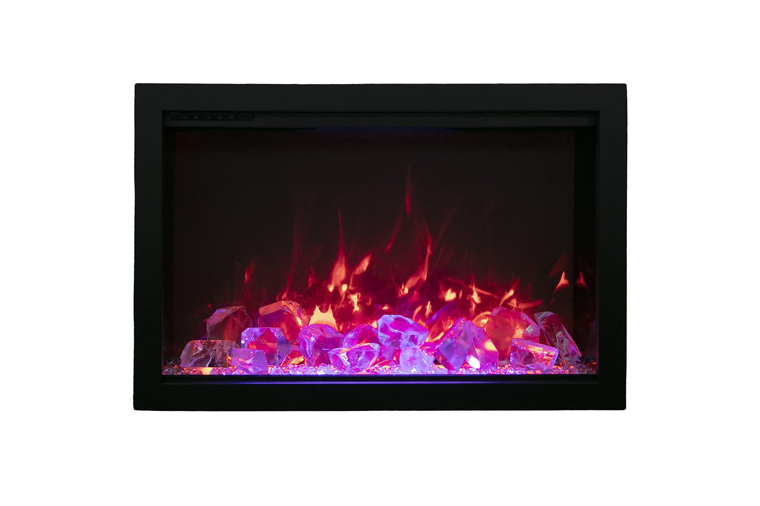 Amantii TRD-48-BESPOKE Traditional Bespoke - 48" Indoor / Outdoor Electric Insert Featuring, WiFi Compatibility, Bluetooth Connectivity, Multi Function Remote, and a Selection of Media Options
