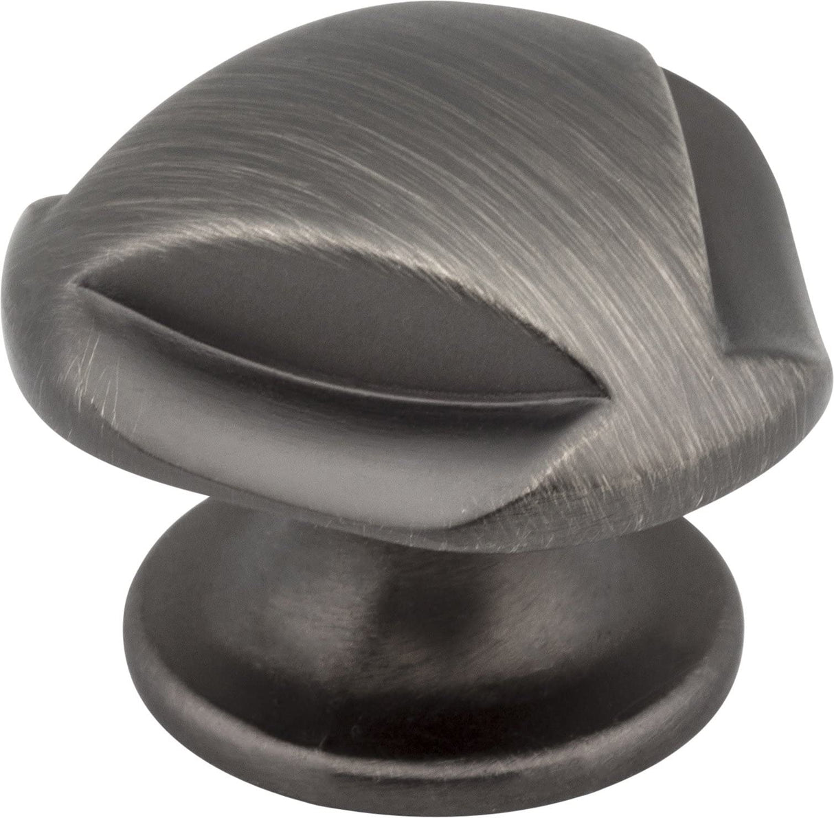 Jeffrey Alexander 915BNBDL 1-5/16" Overall Length Brushed Pewter Chesapeake Cabinet Knob