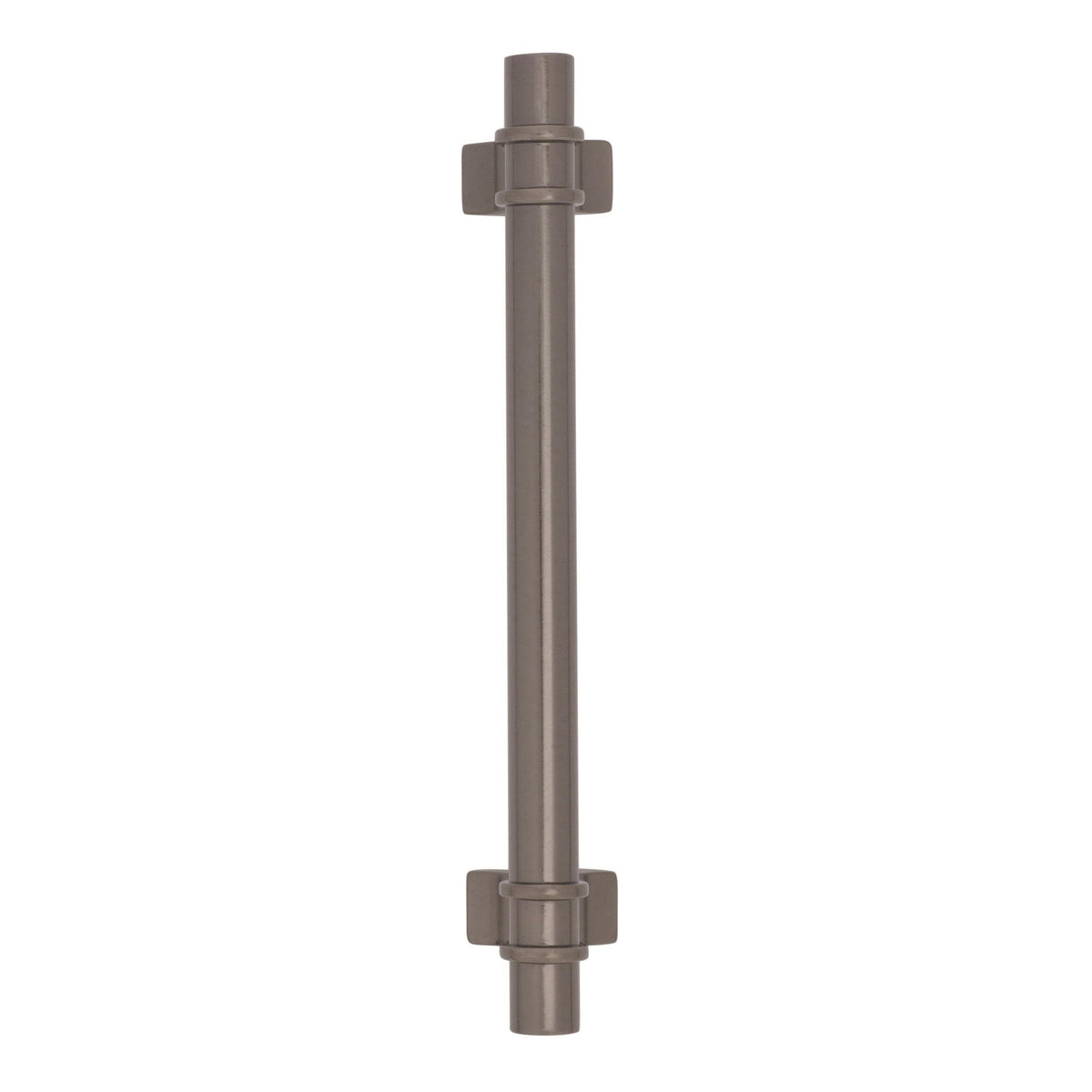 Amerock Cabinet Pull Gunmetal 5-1/16 inch (128 mm) Center to Center Davenport 1 Pack Drawer Pull Drawer Handle Cabinet Hardware