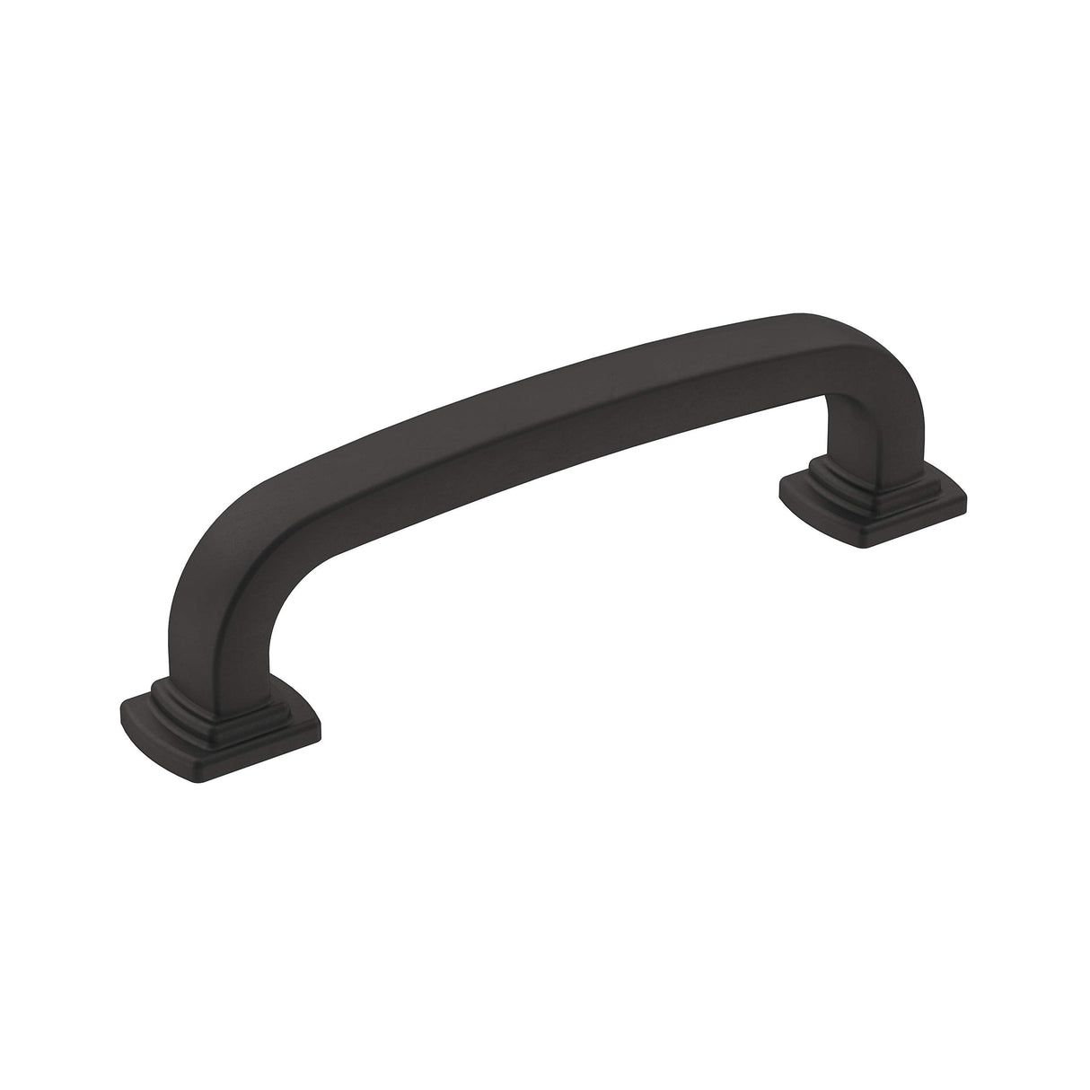 Amerock Cabinet Pull Matte Black 3-3/4 inch (96 mm) Center-to-Center Surpass 1 Pack Drawer Pull Cabinet Handle Cabinet Hardware