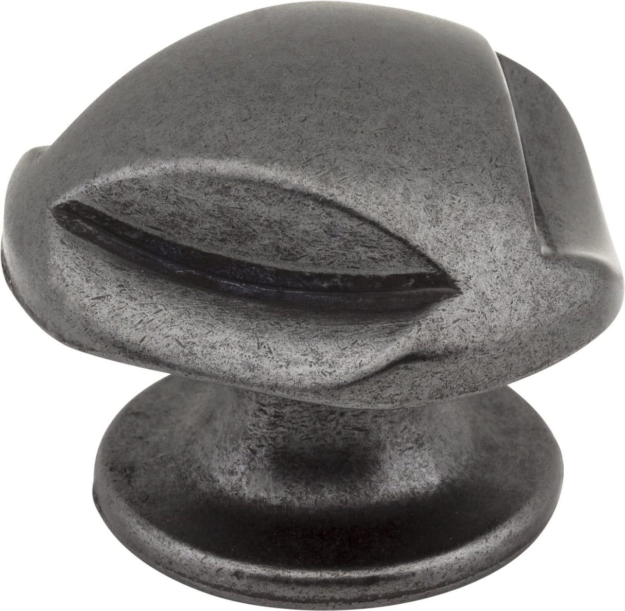 Jeffrey Alexander 915BNBDL 1-5/16" Overall Length Brushed Pewter Chesapeake Cabinet Knob