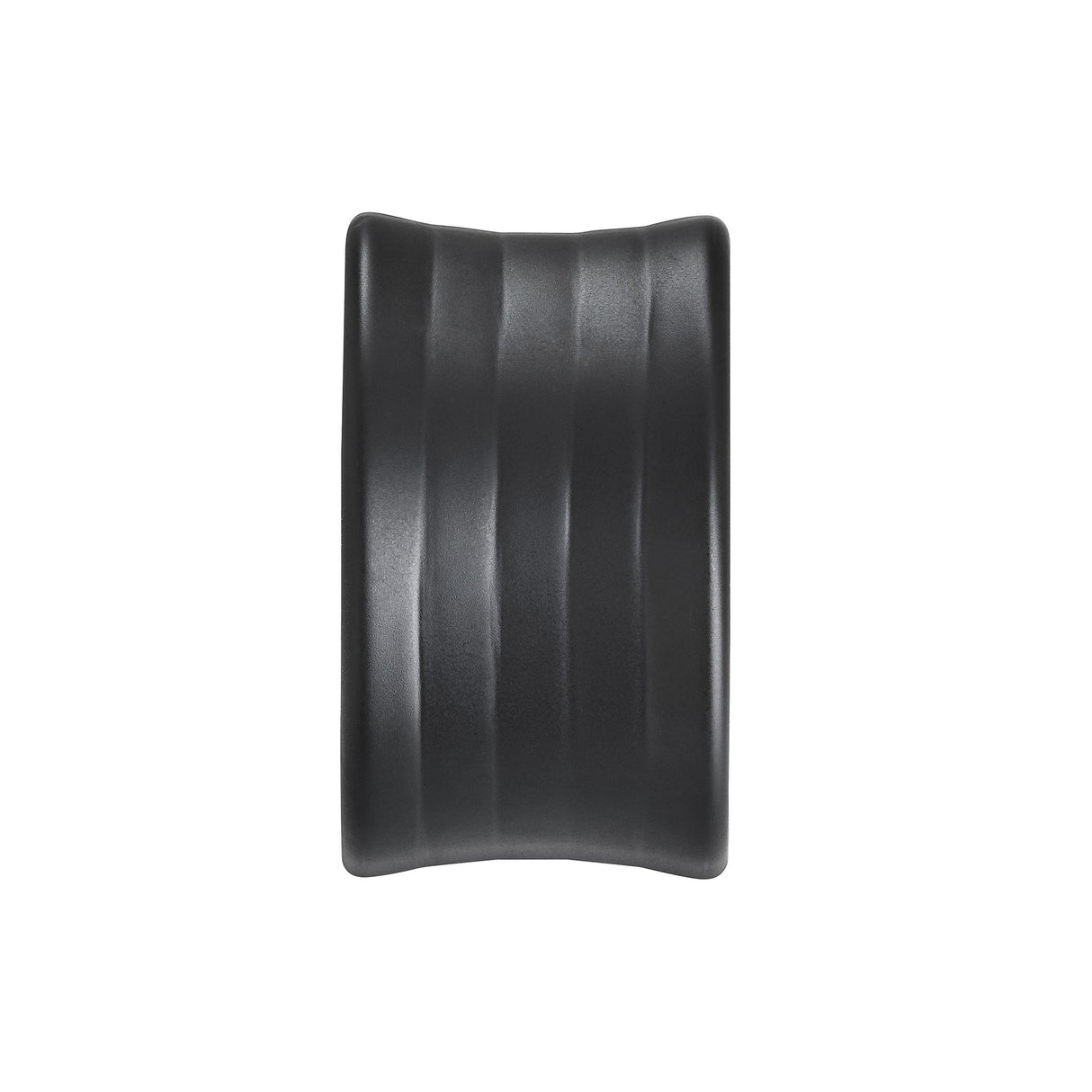 Amerock Cabinet Finger Pull Matte Black 1-1/4 inch (32 mm) Center to Center Concentric 1 Pack Drawer Pull Drawer Handle Cabinet Hardware