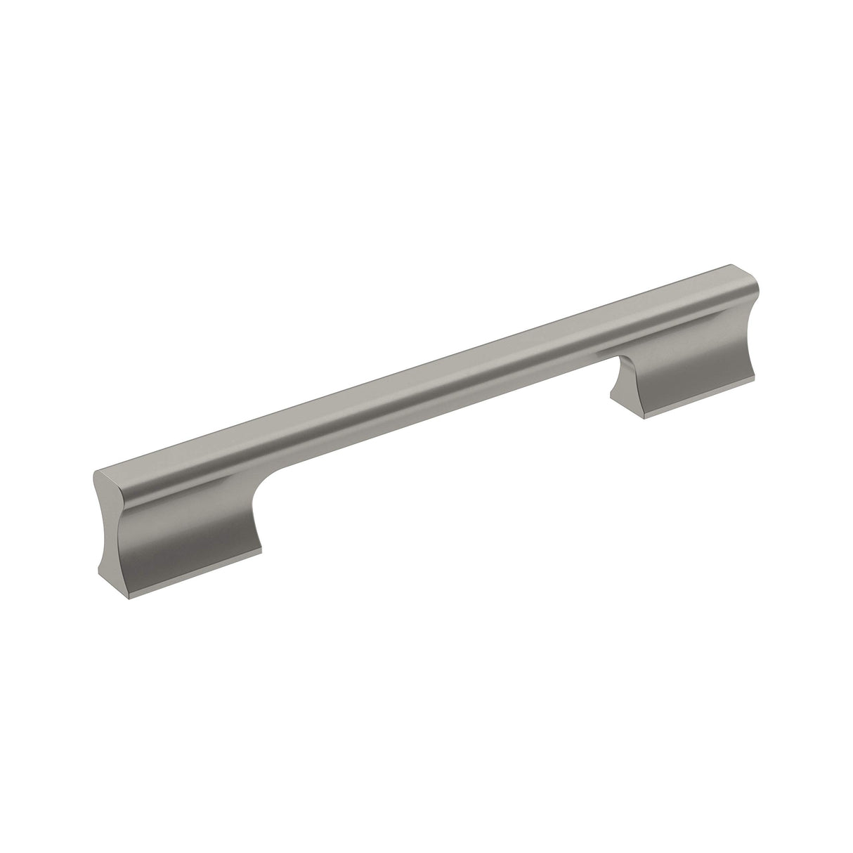 Amerock Cabinet Pull Satin Nickel 6-5/16 inch (160 mm) Center-to-Center Status 1 Pack Drawer Pull Cabinet Handle Cabinet Hardware