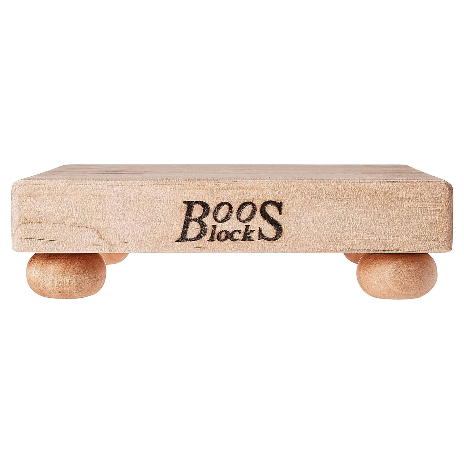 John Boos B9S Small Maple Cutting Board for Kitchen Prep 9 x Inches, 1.5 Inches Thick Edge Grain Square Charcuterie Block with Wooden Bun Feet 09X09X1.5 MPL-EDGE GR-MPL BUN FT