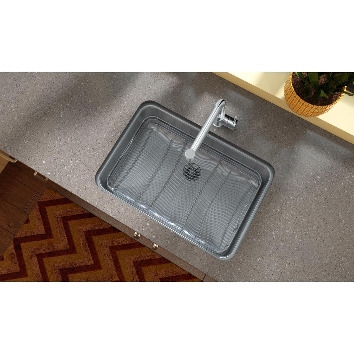 Elkay LKWRB2416SS Stainless Steel Rinsing Basket