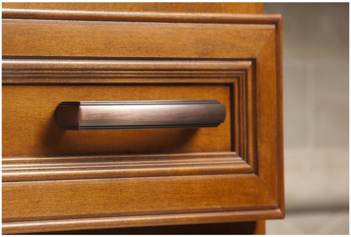 Jeffrey Alexander 519-128DBAC 128 mm Center-to-Center Brushed Oil Rubbed Bronze Delgado Cabinet Pull
