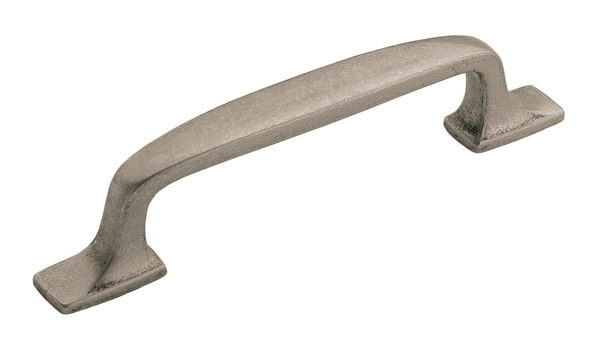Amerock Cabinet Pull Aged Pewter 3-3/4 inch (96 mm) Center to Center Highland Ridge 1 Pack Drawer Pull Drawer Handle Cabinet Hardware