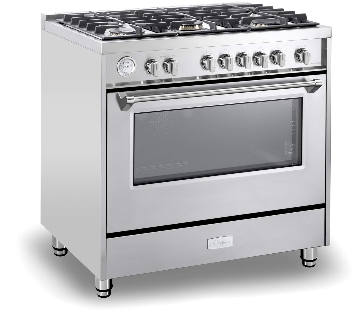Verona VPFSGG365SS Prestige 36" Gas Single Oven Range - Stainless Steel