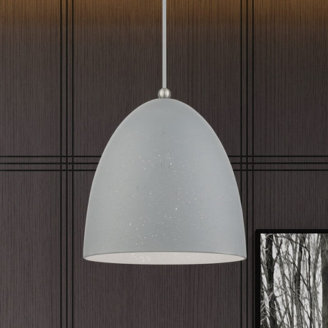 Livex Lighting 49110-76 3 Light Scandinavian Gray Pendant