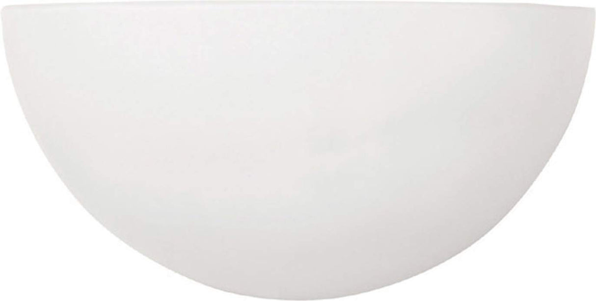 Capital Lighting 1680MW Crescent 1 Light Sconce Matte White